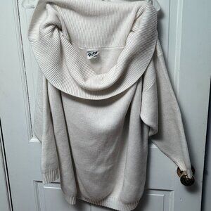 Gorgeous Off-the-Shoulder White Sweater